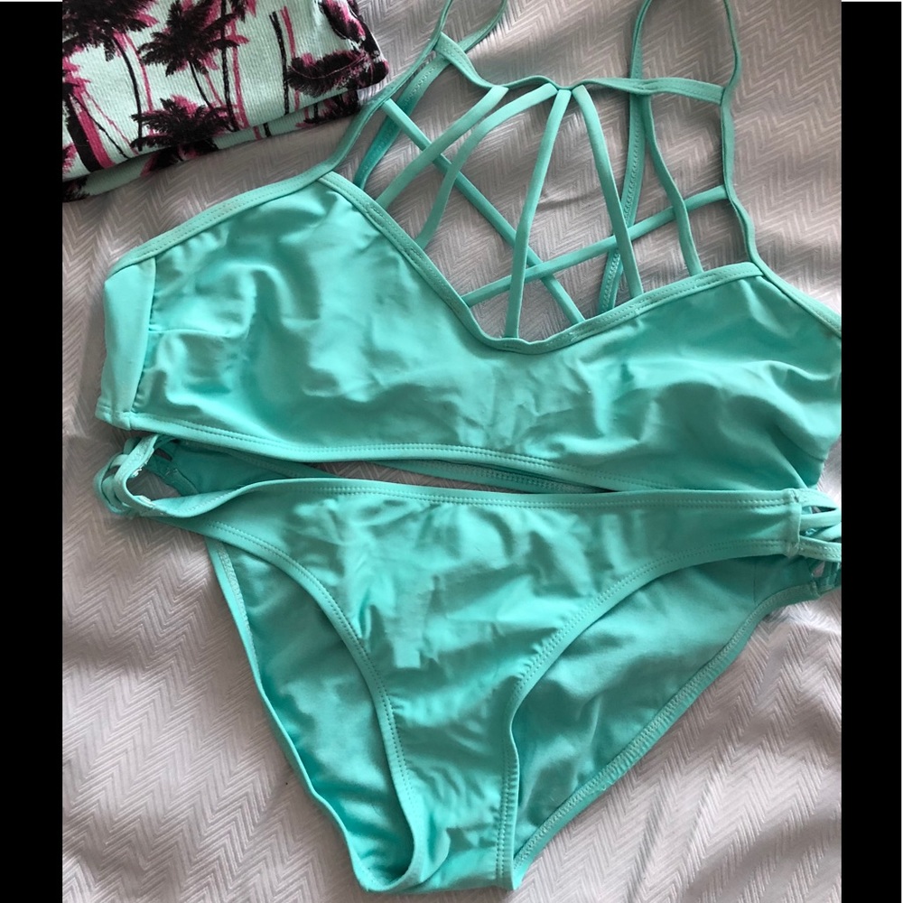 Two piece bathing suit